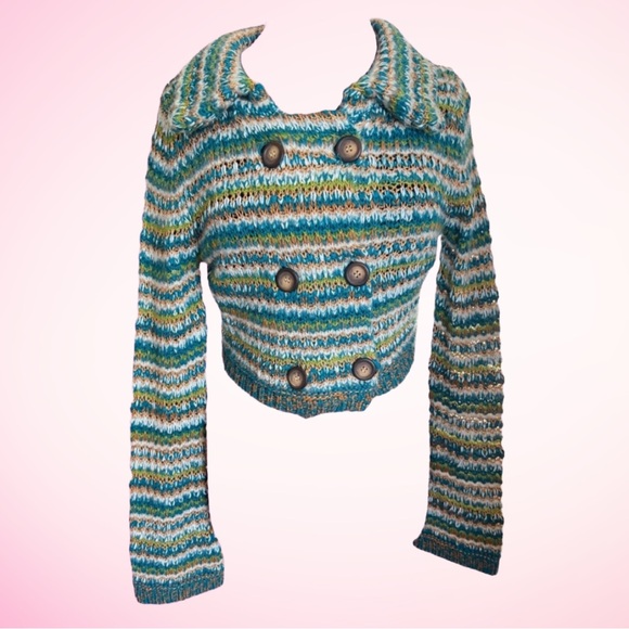 Arden B Knit Y2K Cardigan - Picture 1 of 3